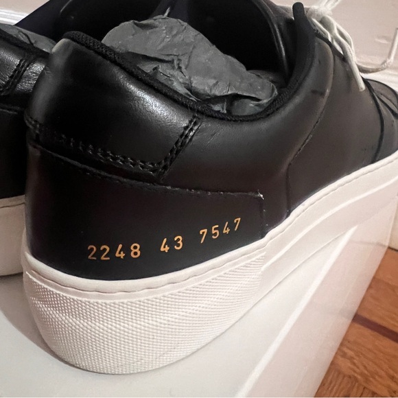 Common projects low full court black size US 10 (rare) - Picture 9 of 16